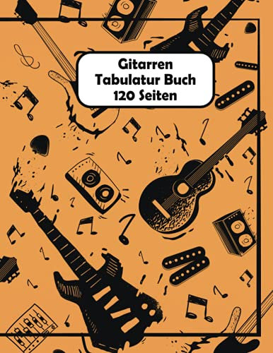 Guitarren Tabulatur Buch 120 Seiten ca. Din A4