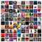 A ART·ZONE 100 Pcs 5x5 Inch | Posters Wall Collage Kit for Room, Album Cover Posters, Music Posters, Rapper Posters, Band Posters, Wall Posters for Bedroom Multicolor