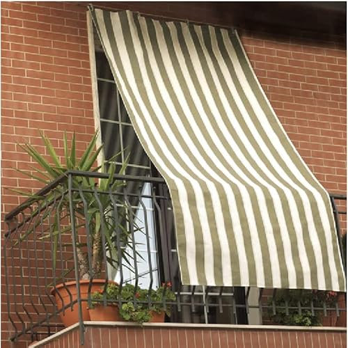 Tenda da Sole Riga tortora150x290 Made in Italy, Cotone