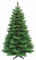 RS Trade 23012 Premium Tanne PE/PVC 210 cm Weihnachtsbaum künstlich (Ø ca.135 cm) ca. 1910 Spitzen, Schnellaufbau Klappsystem, Naturgetreue Spritzguss Elemente, Tannenbaum inkl. Christbaum Ständer