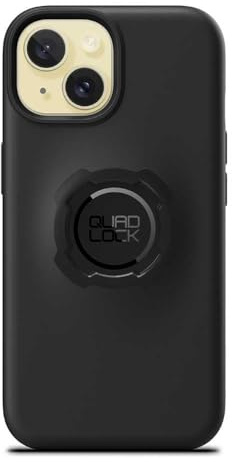 Quad Lock Custodia per iPhone 15 nera