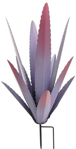 Sculpture rustique en tequila – Plantes d'agave en métal pour cour | Plante à faire soi-même pour décoration d'intérieur, agave en fer, ornements extérieurs, simulation créative, plantes vertes,