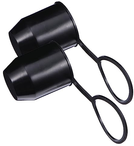 Gatuida 2pezzi Coprigiunto Traino Protezione Resistente Copertura Per Gancio Traino Accessorio Per Rimorchio Con Anello Di Sicurezza Protezione Contro Corrosione e Danni