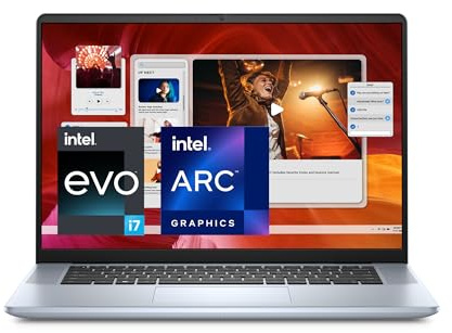 Dell Inspiron 16 Plus 7640 Laptop 16 16:10 2.5K Display, Intel Core i7-13620H, Intel Arc Graphics, 16GB RAM, 1TB SSD, Fingerprint Reader, Windows 11 Home, UK Backlit Keyboard, Ice Blue (Renewed)