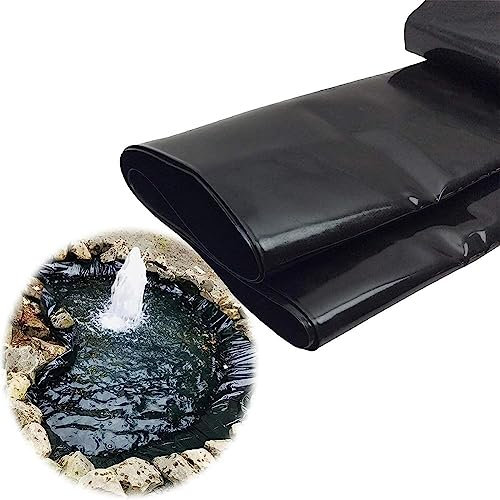 Strapazierfähige HDEP Gartenteichfolie, wasserdicht, PVC, für Fischteiche, sichere Outdoor-Teichfolie, weiche Teichfolie für Teiche, 2 x 4 m, 4 x 7 m, 8 x 10 m
