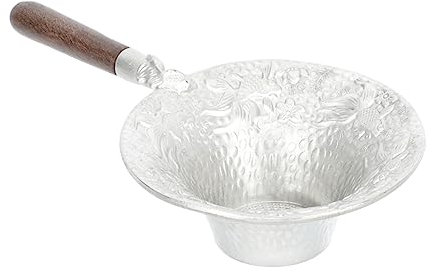 OKUMEYR 1 Colador De Té Para El Hogar Infusor De Té Con Mango De Madera Filtro De Té Para Té Negro
