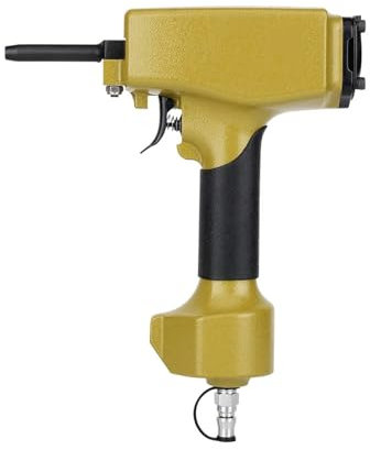 Grapadora neumática, grapadora eléctrica para tapi Removedor de uñas neumático portátil for carpintería Mango antideslizante profesional Kit de extractor de clavos de aire de madera herramienta de man