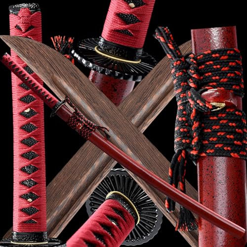 Katana giapponese in palissandro naturale,bokken fatto a mano con fodero,spada da samurai in legno,spada da allenamento in legno per regalo,esposizione,allenamento di kendo,cosplay,oggetti -103 cm