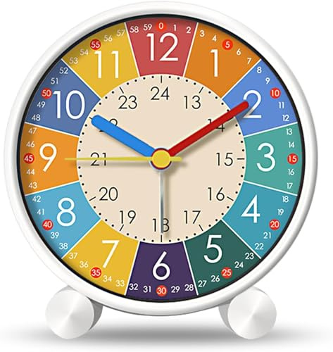 Sunshine Smile Despertador Infantil Educativo Jour/Nuit, Réveil Sonore d'Apprentissage Cadeau Enfant