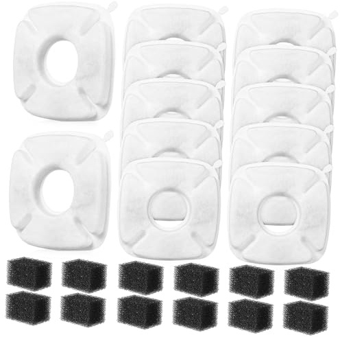 CIYODO 12ensembles Filtre pour Fontaine à Eau pour Animaux De Compagnie Recharge pour Filtre pour Fontaine à Eau pour Chats Et Chiens