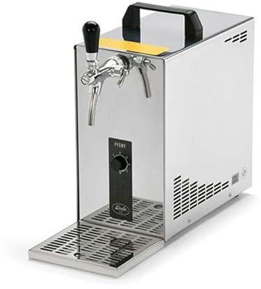 GASTROBEDARF WESTERBARKEY Zapfanlage aus Edelstahl 35l/h mit Kompensatorschankhahn & Tropfblech