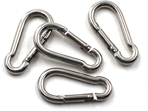 M9 kletter karabinerhaken 304 edelstahl karabiner Packung mit 4