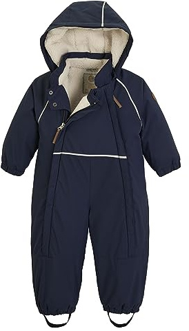 first instinct by killtec unisex snödräkt/funktionell overall med huva, Mörkblå, 110/116 cm