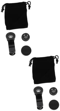 Mikikit 4sätze Teiliges Fischaugen Weitwinkel Und Makro-objektivset Für Smartphones Vielseitige Handy-linse Für Kreative Fotografie Clip Kompatibel Mit Und