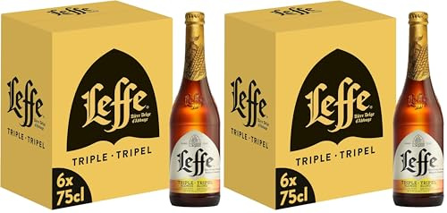 Leffe Triple Bière Pack 6 Bouteilles 75cl (Lot de 2)