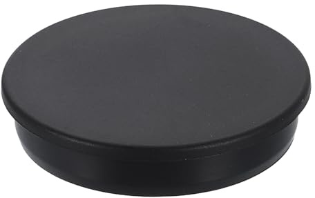 Sourcing Map - Bouchon en silicone avec trou, bouchons d'arrêt en caoutchouc ronds étanches, bouchons de bouteille, bouchons de tuyau pour trou de 70 mm / 2,76, pour baignoire, bouteille, Noir