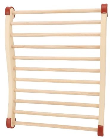 ZJchao Holzsauna Rückenlehne, Pinewood -Sauna -Rückenstütze, Ergonomisches Formdesign mit Anti -Slip -Pad -Hut -Hausschuhen für Infrarot -Sauna