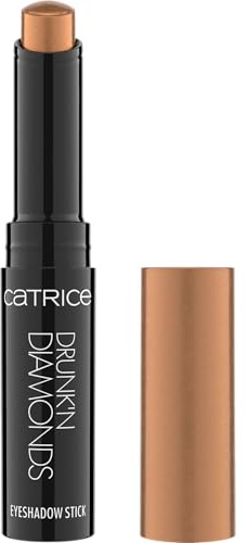 Catrice Drunk'n Diamonds Eyeshadow Stick, Lidschatten, Nr. 030, Gold, langanhaltend, schnelltrocknend, glitzernd, vegan, ohne Mikroplastikpartikel, Nanopartikel frei, ohne Parfüm, 1er Pack (2.5g)