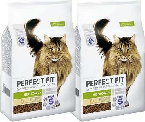 PERFECT FIT™ Katze Beutel Senior 7+ mit Huhn 2 x 7kg
