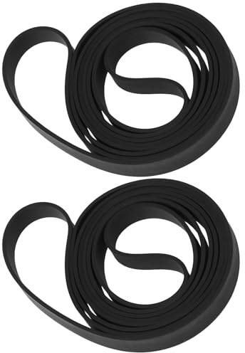 ECSiNG 2X Correa Transmisión para Tocadiscos de Goma Plana Diámetro 172 mm Compatible con Bush MTT1 y MTT-1