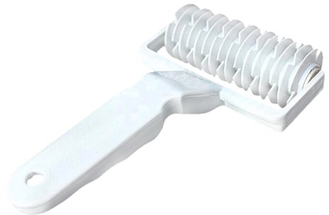 Brussels08 1Pc Pull Net Wheel Knife Pastry Lattice Roller Cutter for Pie Craft, Bread, Cookie, Pizza & Dough
