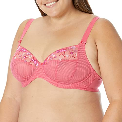Elomi Women's Plus Size Charley Seamless Spacer T-Shirt Bra, Honeysuckle, 36DD