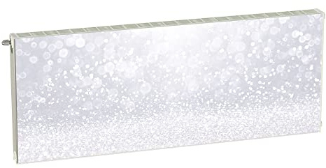 Magnet Heizkörperverkleidung Heizkörperabdeckung Weiss Abstrakt 160x60 cm Heizung Abdeckung Verkleidung Magnetische Abdeckmatte Kühlschrank aus Einem Flexiblen Magneten Digitaler Aufdruck