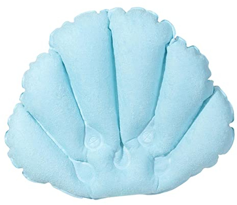 LOVIVER Badekissen für Badewanne, Rutschfestes, Wasserdichtes Kissen, Badewannenkissen, Blau