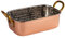 APS 40736 Mumbai - Sartén para servir (acero inoxidable, aspecto de cobre, 14,5 x 9,5 x 4,5 cm, 0,45 L)