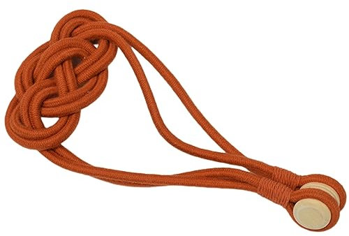 Gardinenbänder 2 Stück Gardinenschnalle Magnet Gardinenband Unperforiert Gardinenband Magnetschnalle, Orange