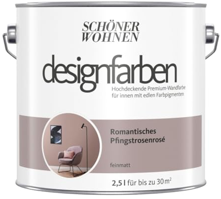 Schöner Wohnen Designfarbe Romantisches Pfingstrosenrose
