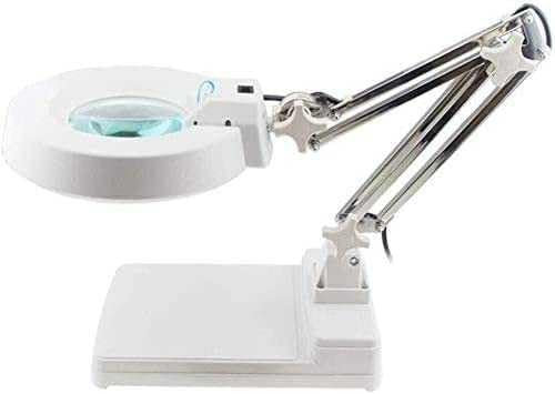 Screen Magnifier Desktop Magnifier with LED Light Old Reading Electronic Exhumation Welding Inspection Magnifier with LED Light Double The Comfort