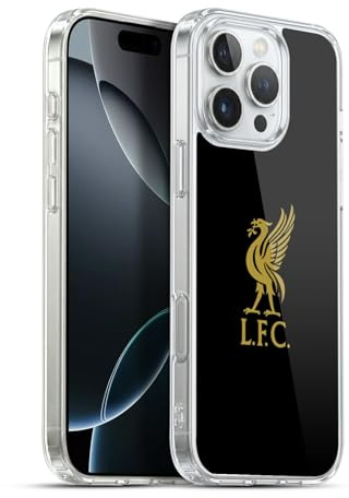 Head Case Designs Offizielle Liverpool Football Club Logo Gold Und Schwarz Liver Bird Gelhülle [Militärischer Schutzgrad] Kompatibel Mit Apple iPhone 16 Pro Max Und Kompatibel Mit MagSafe