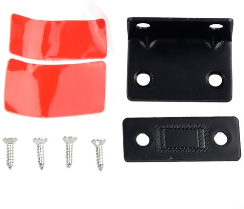 Unsichtbarer Magnet-Tür-Saugnapf-Schrank-Anzieher, sicherer Verschluss und Schutz für Ihre Wertsachen (schwarz)