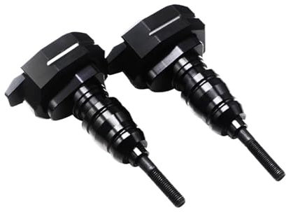 SVTSTRQE Motorradrahmen Für Suzuki GSXR GSX-R 600 750 1000 K4 K5 Motorrad-Sturzschutz Sturzpads(Schwarz)