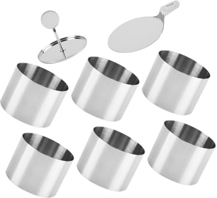 VALICLUD 1satz Mousse Teiliges Backzubehör Für Kuchen Und Desserts Einfach Zu Reinigen Verstellbar Für Verschiedene Für Und Profibäcker
