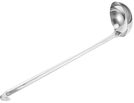 UKCOCO Louche À Soupe En Acier Inoxydable : Louches De Service En Métal À Long Manche Pour Servir, Cuisiner, Remuer, Doser, Cuisiner, Restaurant, Accessoires