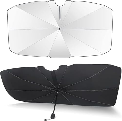 ZHAOWLI Car Windscreen Sun Shade for BMW Serie 5 F10 2010-2016 Windshield Foldable Sunshade Umbrella Front Sun Visor Windshield Sun Shade Umbrella