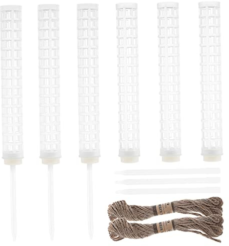 JOINPAYA 6piezas De De Plástico para Plantas De para Plantas Trepadoras para Monstera con Cuerdas Apilable para Macetas