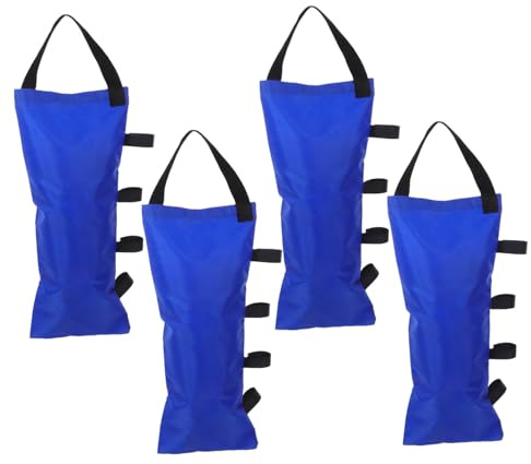 VANZACK 4piezas Sacos Carpas Resistentes al Viento Bolsas de Peso para Toldos de Exterior para Sombrillas de Playa Estabilizadores para Postes de Sombrillas Sacos Carpas Emergentes