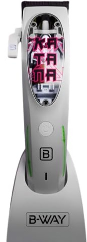 BWAY Katana Professional Barber Cordless Hair Clipper – High Power Motor, 10000 RPM, Fade Precision –