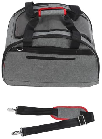 Gavigain 2-in-1-Auto-Katzentransporter, Verstellbarer Riemen, atmungsaktiv, faltbar, weiches Kissen, Hundetransporter für Fahrzeuge
