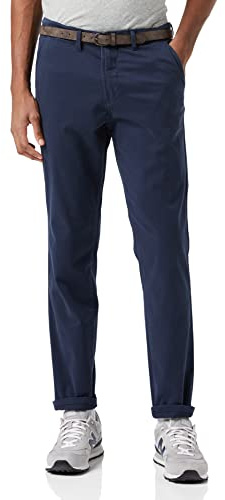 JACK & JONES herr chinos byxor Jpstmarco Jjbowie Sa Noos, Blå (Navy Blazer), 30W / 34L