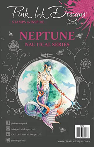 Pink Ink Designs Neptun-Stempel, Pink, A5