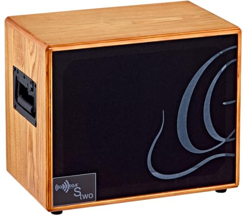 Ortega Guitars Amplification Series Speaker - 8 Zoll Lautsprecher - 150 Watt Ausgangsleistung - Inklusive Tragetasche - Esche, Natur (STWO) | Amplification Series Speaker