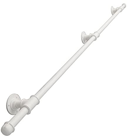 CL-ZZZ Stail Barandilla Seguridad Riel de Mano Soporte para Aire Libre Raíces, Blanco Metal Ladrado Escalón Barandilla Rieles Mano para Interior y Outdoor - 30~600 cm Kit Completo (Size : 210cm)