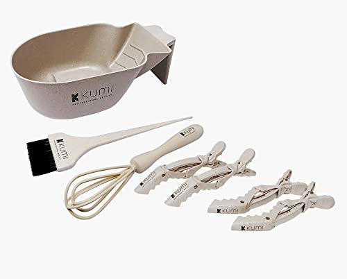 Kumi Professional Wheat Eco-Friendly Oatmeal Elite 7-Piece Tint/hair dye Set - This Tinting and hair dye kit is ideal for professional or home use as part of Kumi's Wheat range.