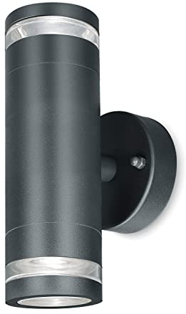 4lite Marinus Outdoor Up Down Wall Light (Anthracite) Rust Free IP54 Rated Exterior Wall Lamp - 4L2/2309-4Yr Guarantee