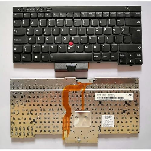 YANHAO [Laptop-Tastaturen] US/UK/FR/GR/IT/RU/SP/TR/JP Neue Tastatur for Lenovo ThinkPad L530 T430 T430S X230 W530 T530 T530I T430I 04X1263 04W3048 04W3123 (Color : TR)