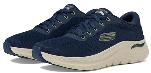 Skechers Men's Arch Fit 2.0 Sneaker, Sport Uomo, Navy Mesh/Synthetic, 40 EU
